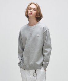 IK WAPPEN MELANGE SWEATSHIRT [그레이] IK1IFMM461A