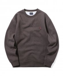 IK WAPPEN MELANGE SWEATSHIRT [브라운] IK1IFMM461A