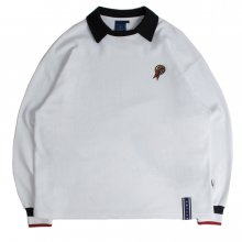 24h Collar Crew Neck_White