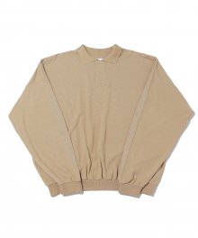 SP L/SL Jersey Polo Beige