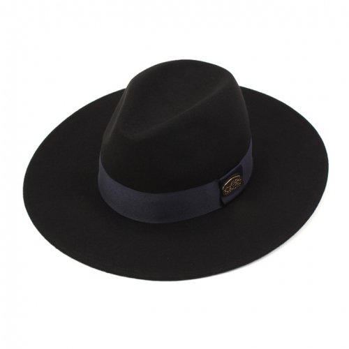 Navy Line Wool Fedora 울페도라