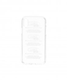 LMC TRIPLE LOGO IPHONE X JELL CASE clear