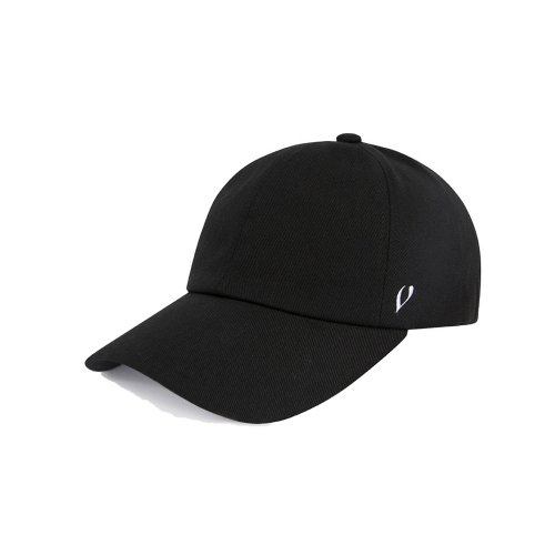 REAL COTTON BALL CAP (black)