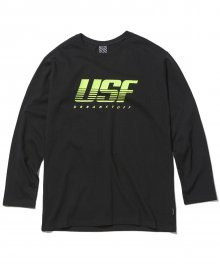 USF Glow Pace Logo Long Sleeve Black