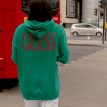 [18FW STEREO X GUESS] Logo Hoodie(Green)