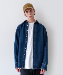 OVERSIZED DENIM SHIRT (blue)