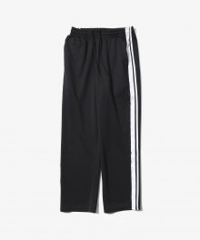 Wide Double Tape Track Pants [Black]