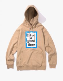 BLUE FRAME PULLOVER HOODIE - SAND / HGT18FWHD015