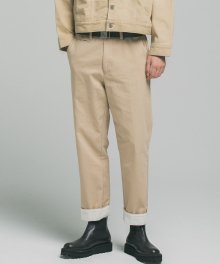USF Easy Cotton Pants Beige