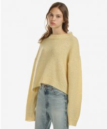 Mohair round knit