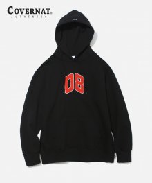 BOUCLE 08 LOGO HOODIE BLACK