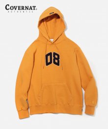 BOUCLE 08 LOGO HOODIE MUSTARD