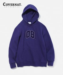 BOUCLE 08 LOGO HOODIE PURPLE