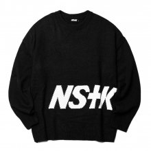 [NK] NSTK STANDING KNIT BLACK (NK18A001H)