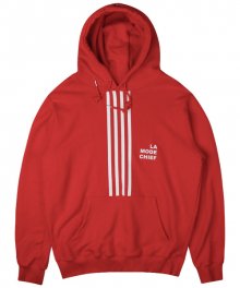 LAMC STANDARD SIZE FOUR LINE HOODY (RED)