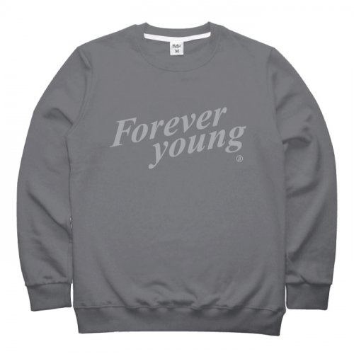 비쿨(becool) Forever Young Crewneck dark gray