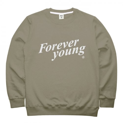 비쿨(becool) Forever Young Crewneck khaki