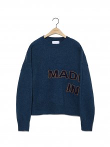 MADE IN SEOUL KNIT SWEATER BLUE