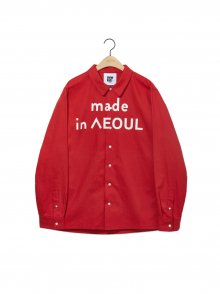 MADE IN SEOUL SHIRT RED