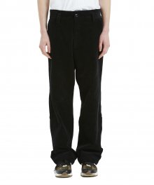 8 WALE CORDUROY PANTS black