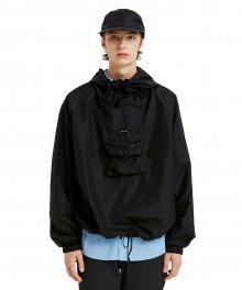 MULTI POCKET RIPSTOP ANORAK black