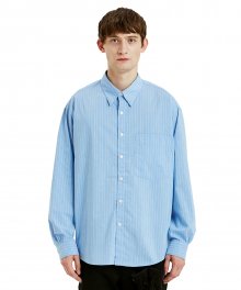 CLASSIC STRIPED SHIRT blue