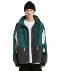 COLORBLOCK WIND PARKA dark green