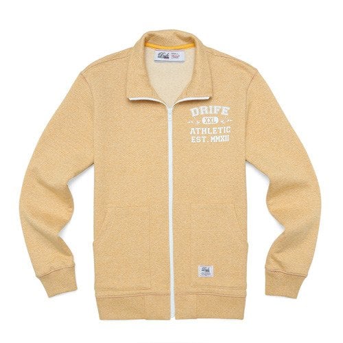 드라이프(drife) SWEAT ZIPUP-MUSTARD