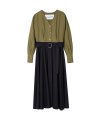 레나 일루전 드레스   atb220w(KHAKI/STRIPE)