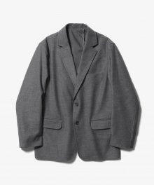 Comfortable Set Up Jacket [Grey]