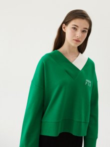 color neck T-shirts_green