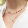 basic peal necklace025silver