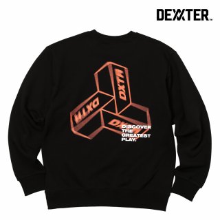 댁스터(DEXXTER) 3TYPE ORANGE SWEATSHIRT(BK)