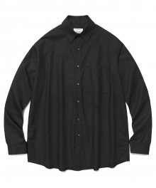 LOOSE FIT SHIRTS HA [BLACK]