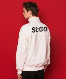 [UNISEX] SLCD 하프집업 후리스 (WHITE)