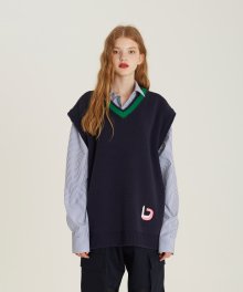 D Oversize Knit Vest(NA)