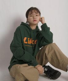 LIKE LOGO HOODIE (GREEN)