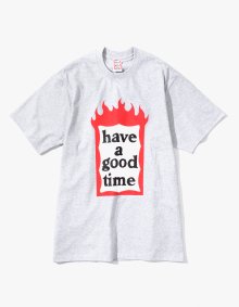 FIRE FRAME S/S TEE - HEATHER GREY