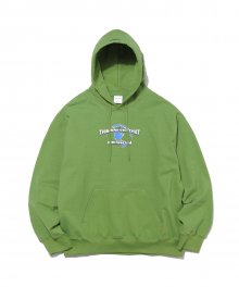 GLOBE Hooded Sweatshirt Green