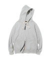 18fw double pocket hood zip up grey