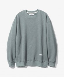 Napping Slab Sweat Shirts [Blue Grey]