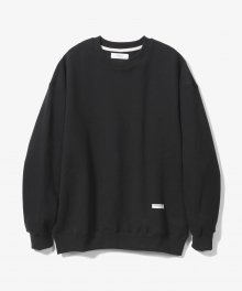 Napping Slab Sweat Shirts [Black]