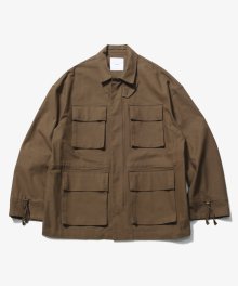 Multi Slab Safari Jacket [Brown]