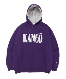 KANCO PULL LOGO HOODIE purple