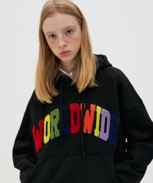 RAINBOW WORLDWIDE HOODIE_BK(21SSTP04)