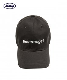 [Mmlg] EMEMELGE BALLCAP (CHARCOAL GREY)