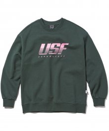 USF Glow Pace Logo Sweatshirts Green