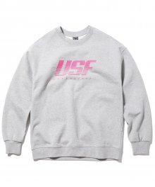 USF Glow Pace Logo Sweatshirts Gray