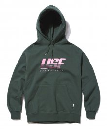 USF Glow Pace Logo Hoody Green