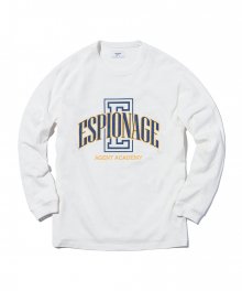 Athletic Logo L/S T-Shirts Off White